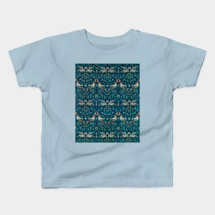 Bird by William Morris Kids T-Shirt